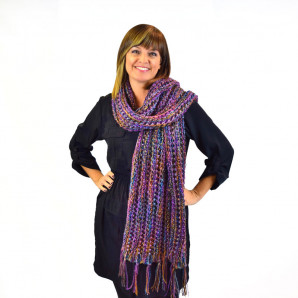SKEINO Mara Shawl in colorway Norma