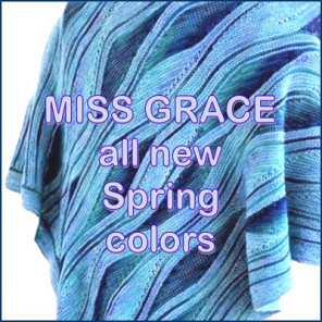 MISS GRACE Free Form Shawl