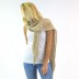 SKEINO Gala Scarf - colorway Cream