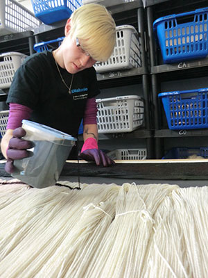 Painting Skeino Yarn